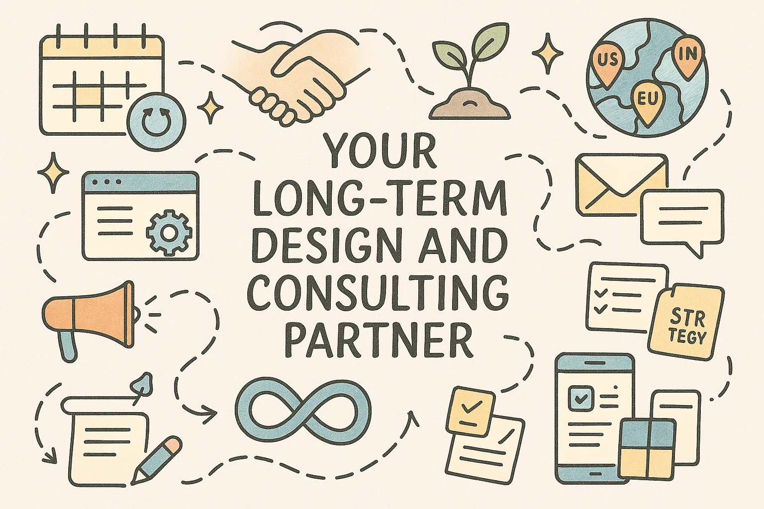 Conceptual image symbolizing enduring partnership, continuous improvement, and strategic growth